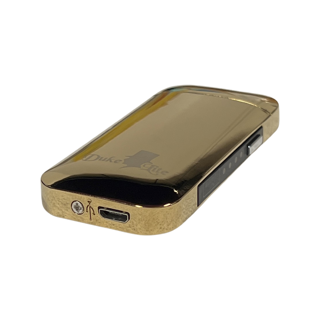 DukeLite USB Lighter Gold Slick Design