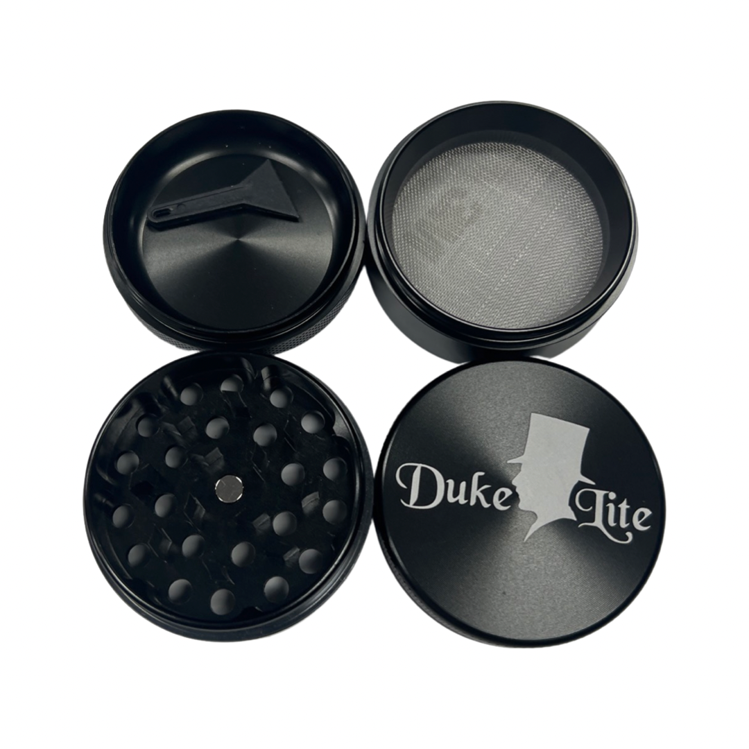 DukeLite Space-Grade Aluminum Herb Grinder Black